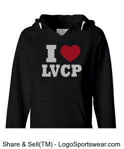 I Heart LVCP Women's Sweatshirt Design Zoom